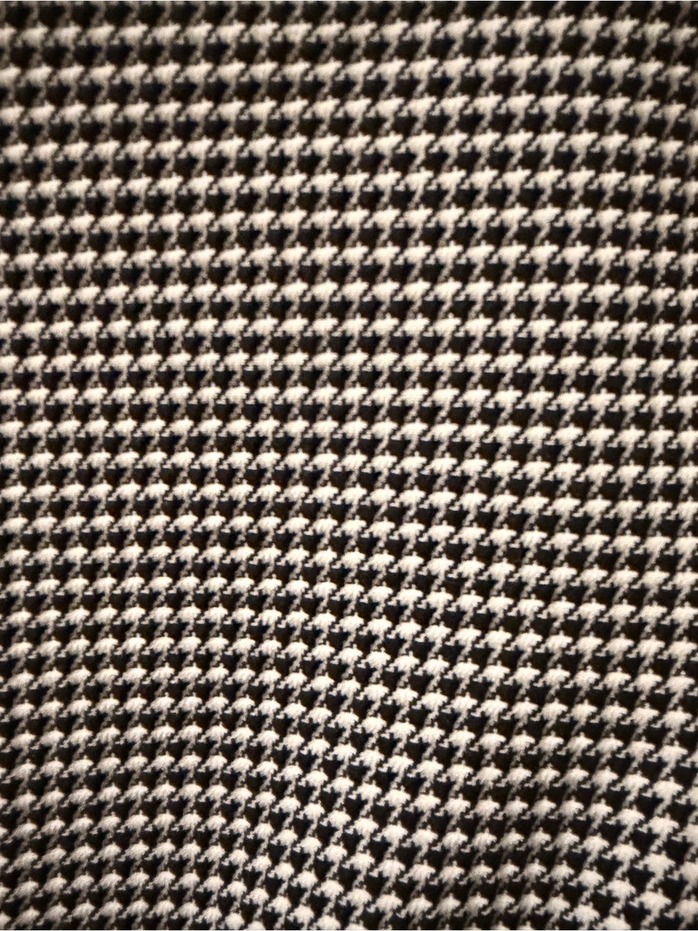 Zara Tailored Black and White Houndstooth Fit-and-Flare Dress - Picture 6 of 8
